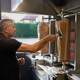 Elektrisch kebabmes