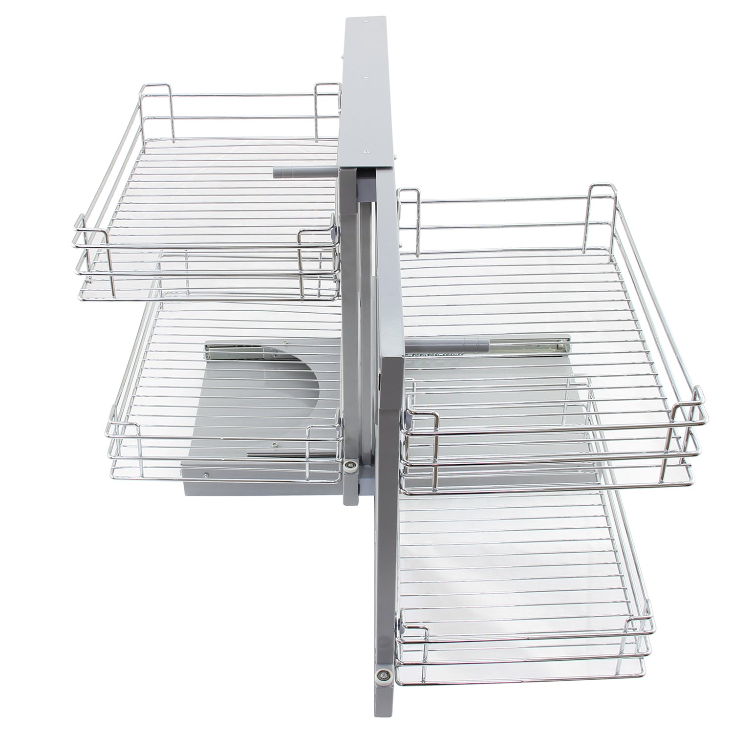 Ikodm Telescopische lade, 4 x 30 cm, keukenlade, kastlade, uittrekbaar voor keukenkast, keukenlade van metaal, inbouwlade voor spoelkast, schuifladen uittrekbaar Ikodm Telescopische lade, 4 x 30 cm, keukenlade, kastlade, uittrekbaar voor keukenkast, keukenlade van metaal, inbouwlade voor spoelkast, schuifladen uittrekbaar