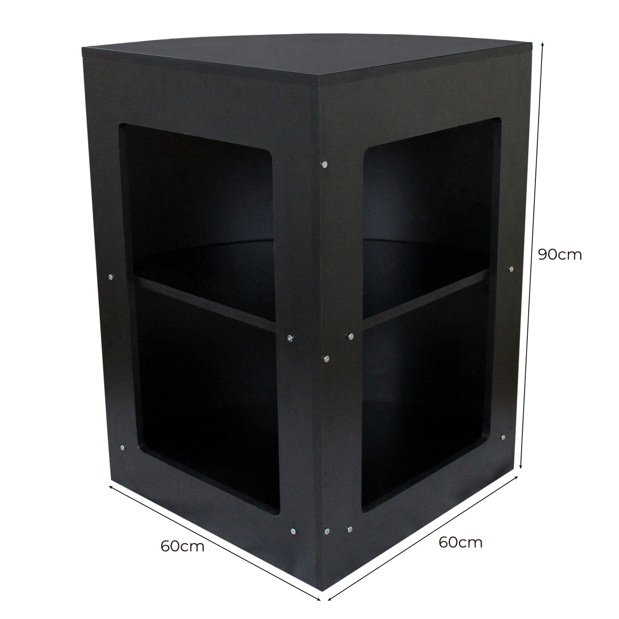 Gemini Toonbank Set - C1200/CM60 - Zwart