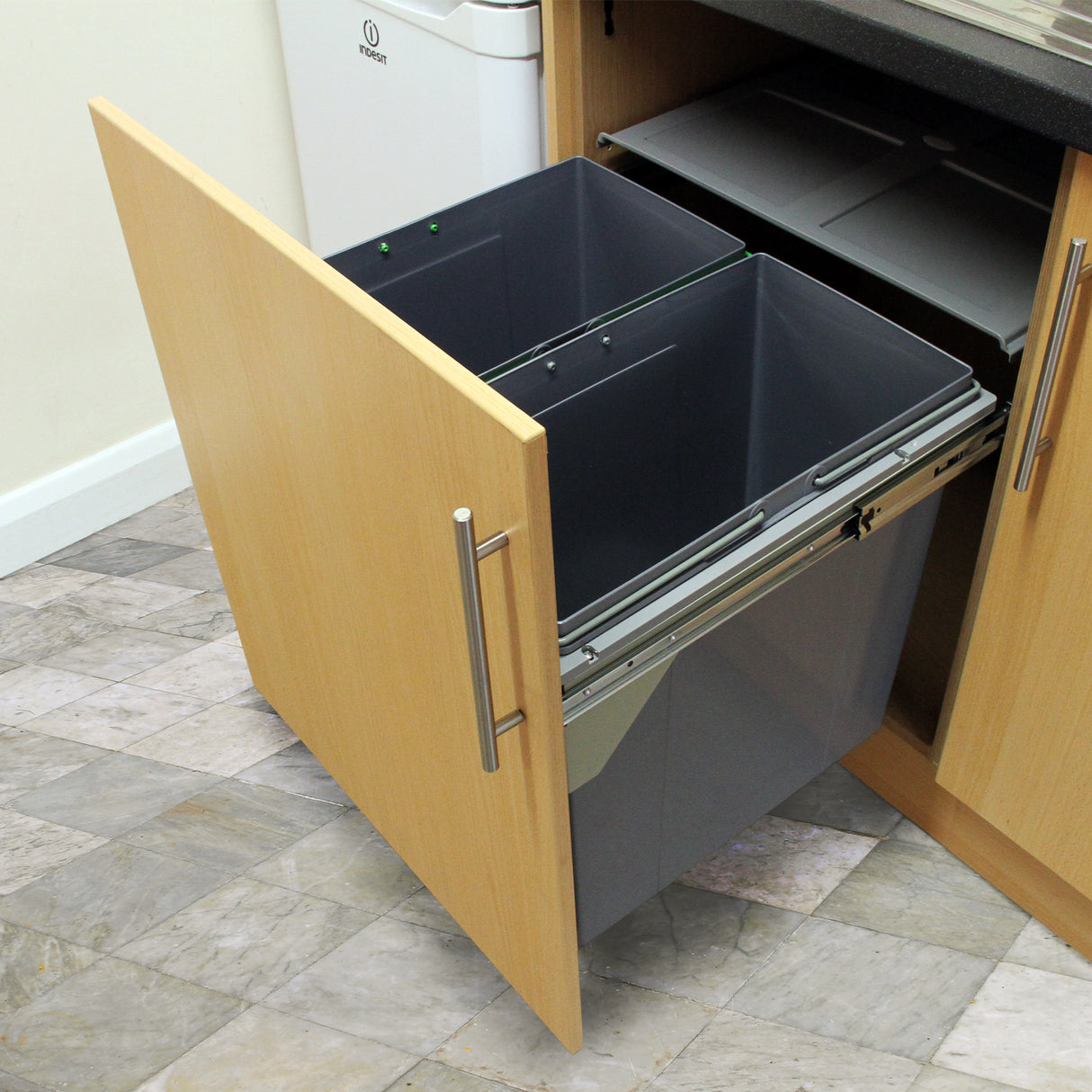 KuKoo Inbouw Prullenbak - 90 L
