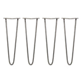 4 x 40,6cm Hairpin Tafelpoten - Metaal - 2 Staven - 10mm