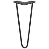 4 x 30.5cm Pinpoten - 2 Ledig - 10mm - Zwart
