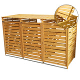 Kliko Containerombouw - Driedubbel - Hout