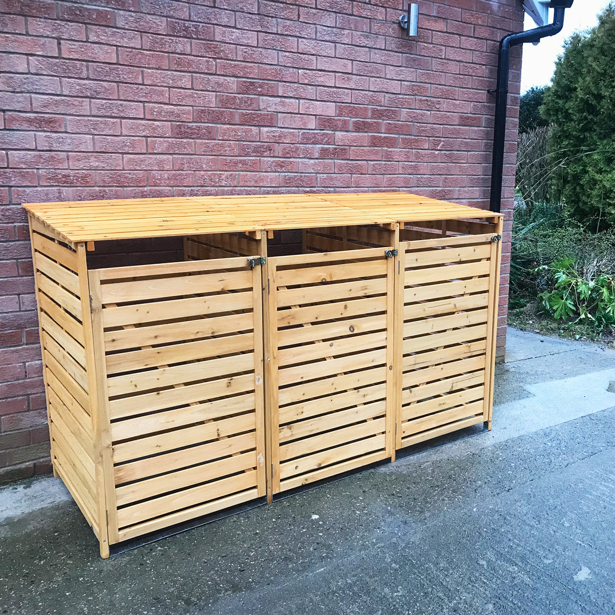 Kliko Containerombouw - Driedubbel - Hout