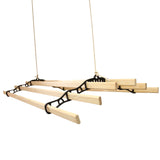 Droogrek Ophangbaar Plafond - Zwart - 1.5m