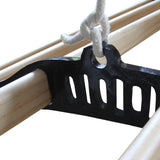 Droogrek Ophangbaar Plafond - Zwart - 1.5m