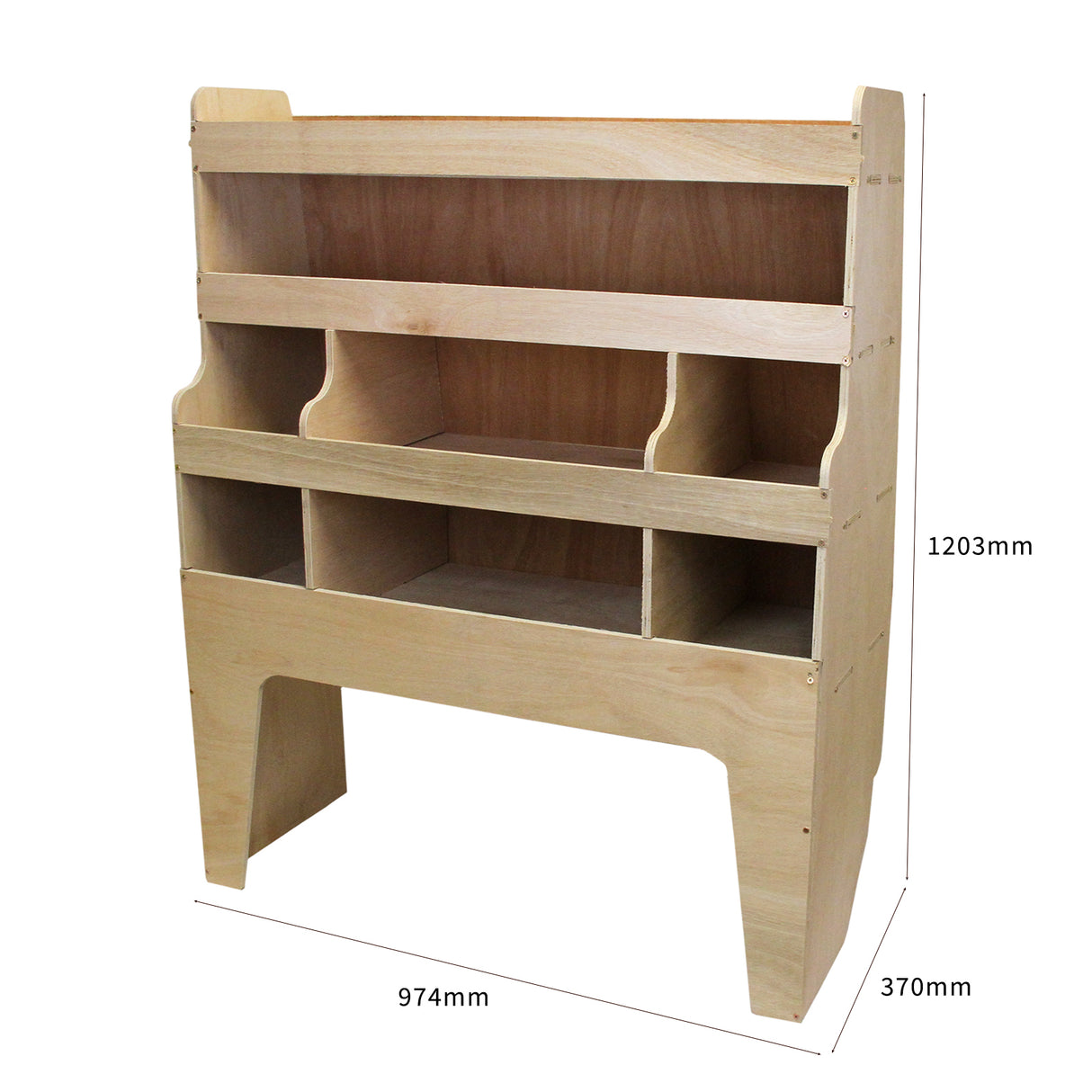 VW Transporter Bedrijfswageninrichting - Hout