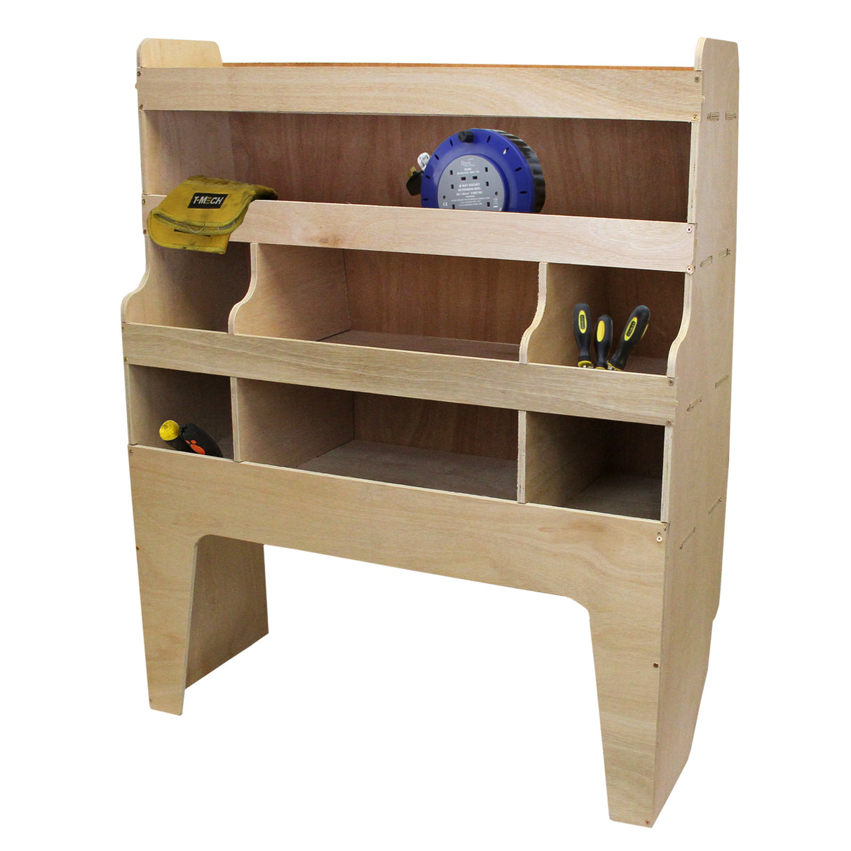 VW Transporter Bedrijfswageninrichting - Hout