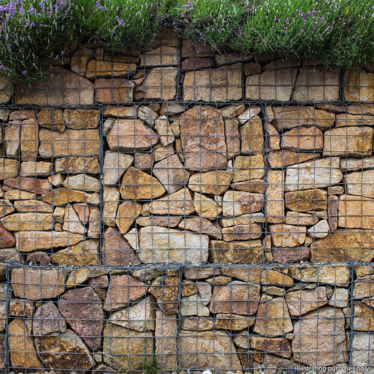 Schanskorf Muur - Set van 2 - 100 x 30 x 95 cm