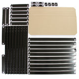 5 x T-RAX Zwarte Metalen Stellingkasten 75cm x 150cm x 30cm