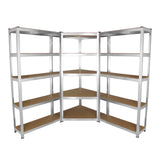Galwix 90 cm Stellingkasten - 2 recht stellingen + 1 hoekstelling