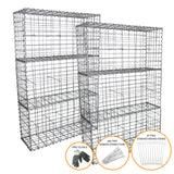 Schanskorf Muur - Set van 6 - 100 x 30 x 50 cm