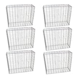 Schanskorf Muur - Set van 6 - 100 x 95 x 30 cm