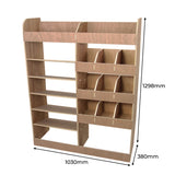 Opel Vivaro SWB Bedrijfswageninrichting - Hout
