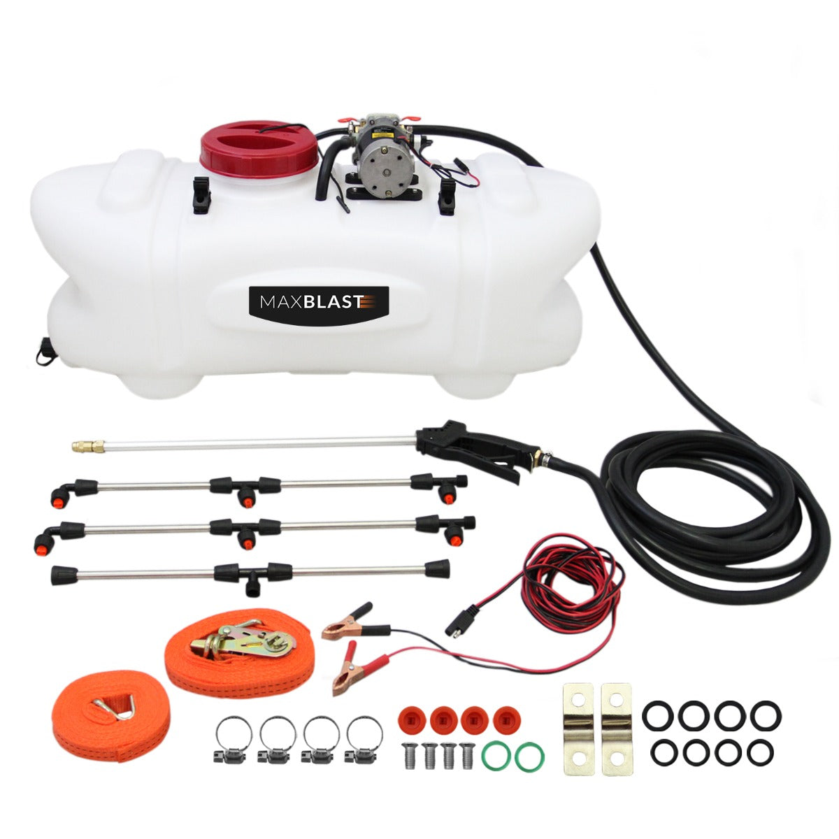 ATV Kiepaanhanger & 60 Liter Spuit