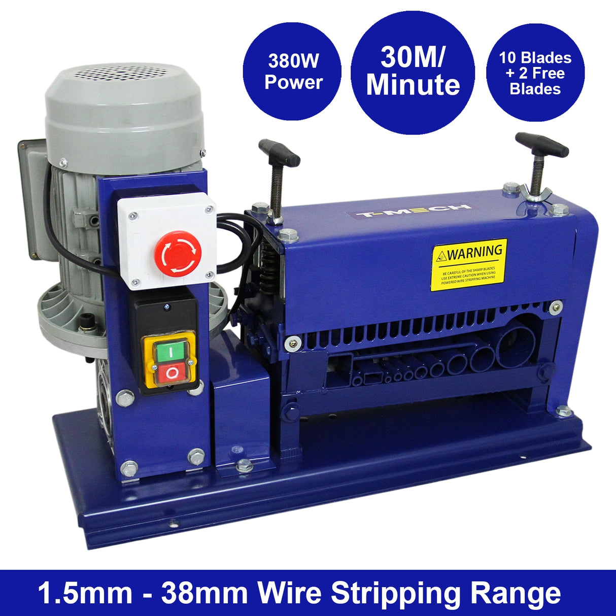 T-Mech Elektrische Kabelstripmachine 38mm