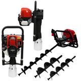 T-Mech Grondboor & 4-Takt Paalrammer 120mm