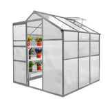 Bundel: Kweekkas zonder basis - 1.8m x 1.8m + 2 Waterbestendige Stellingen