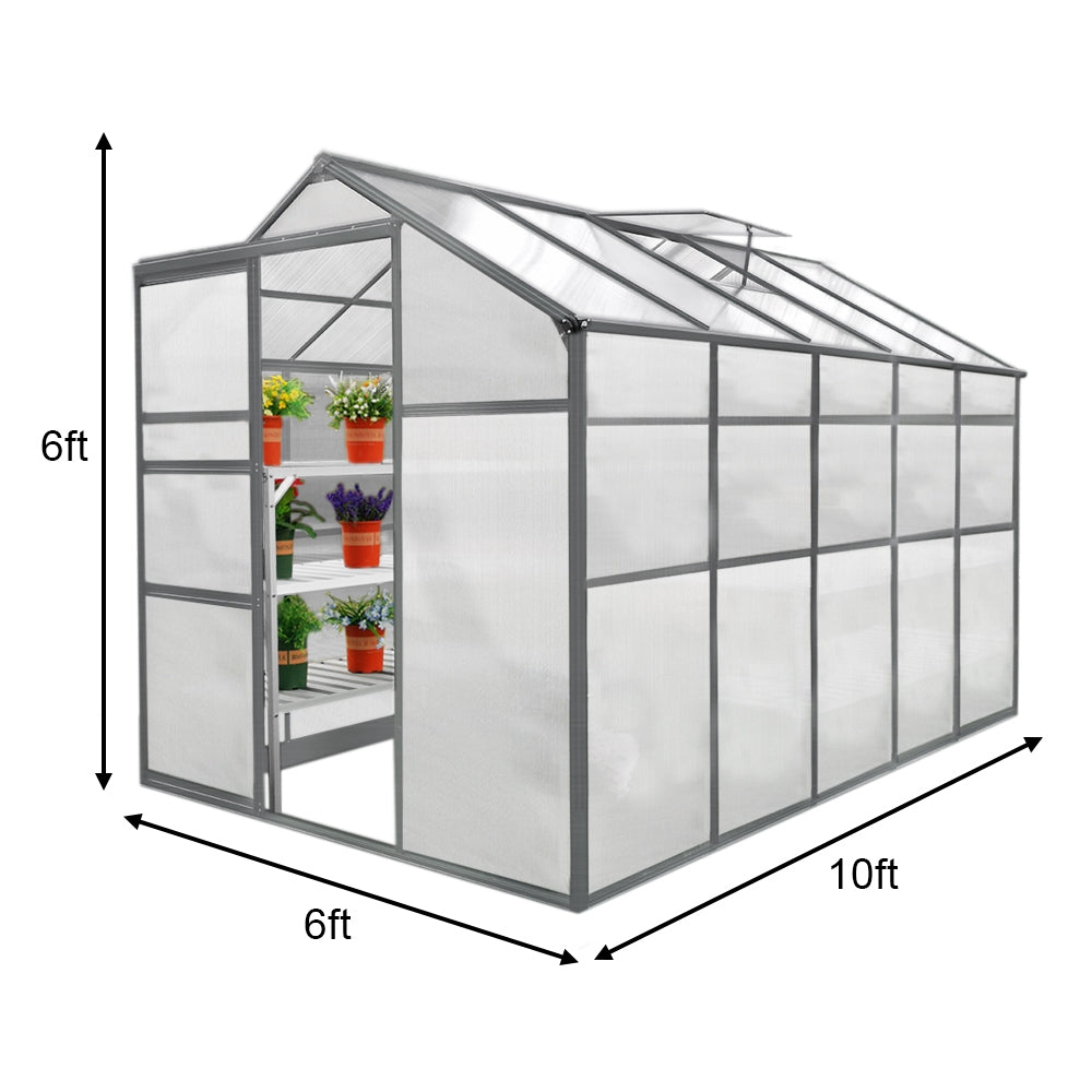 Kweekkas – Plantenkas – 1.8m x 3m - Zonder basis