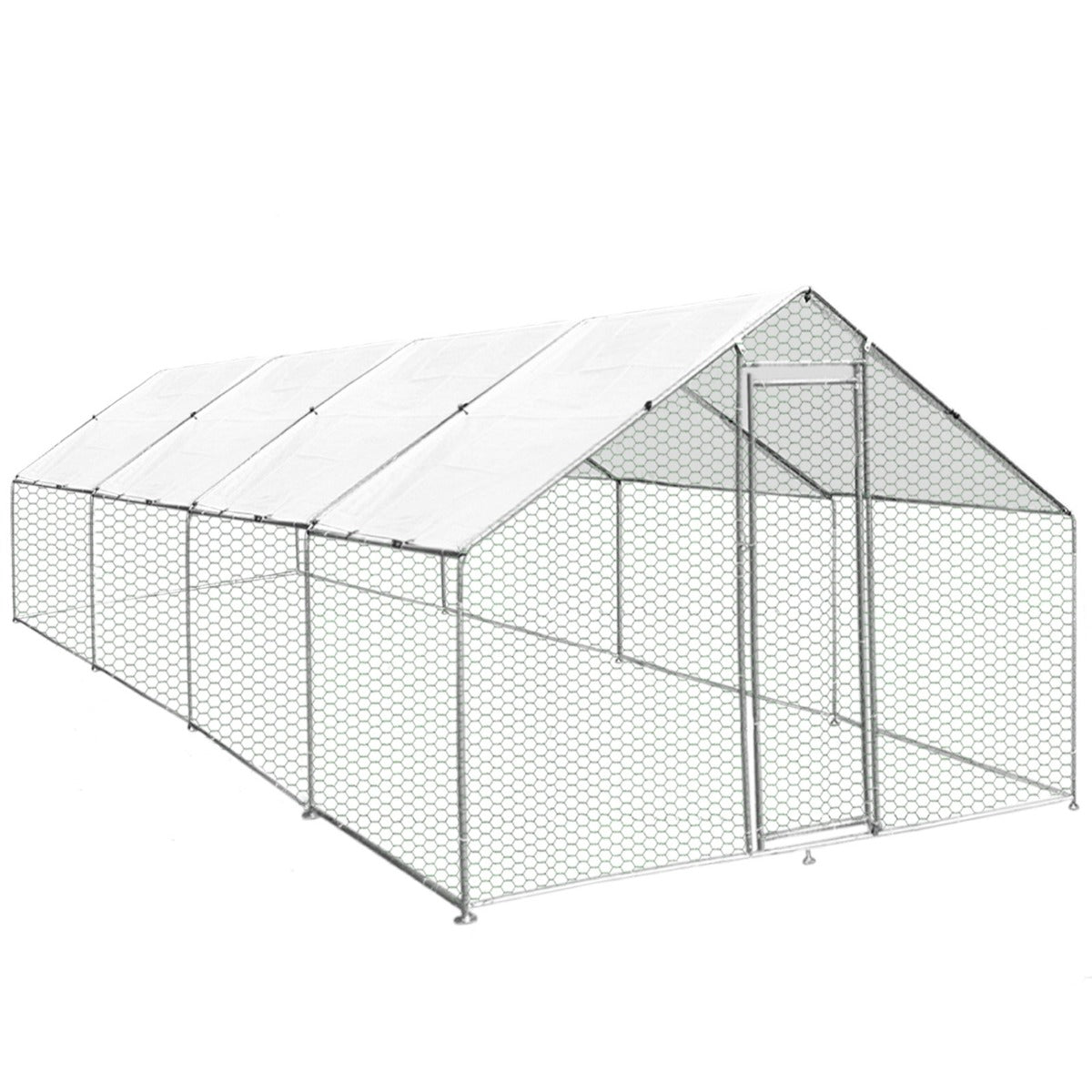 Kippenren Vrijstaand 3m x 8m x 2m