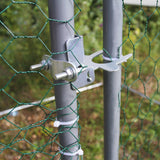 Kippenren Vrijstaand 3m x 8m x 2m