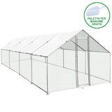 Kippenren Vrijstaand 3m x 8m x 2m