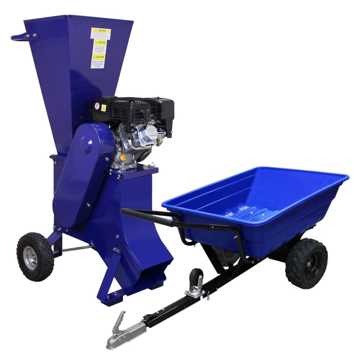 ATV Kiepaanhanger & 6.5PK Houtversnipperaar