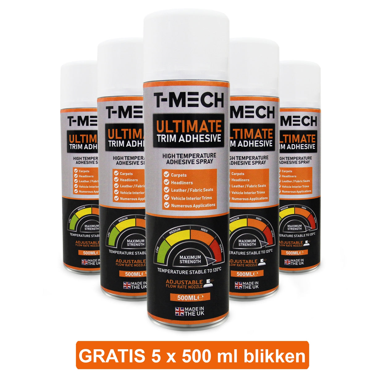 Antraciet bestelwagenbekleding van 11m² met lijm en VW Caddy rek, ideaal voor duurzame en stevige voertuiginterieurs