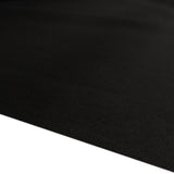 Zwarte bestelwagenbekleding van 11m² met een gladde, matte textuur, ideaal voor Ford Transit Custom en eenvoudig te bevestigen met lijm
