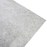 Zilvergrijze bestelwagenbekleding van 11m² met een zachte, duurzame textuur, perfect voor Ford Transit Custom SWB voertuigen