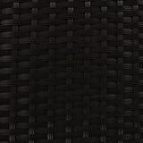 Jardí Rattan Bistroset Zwart