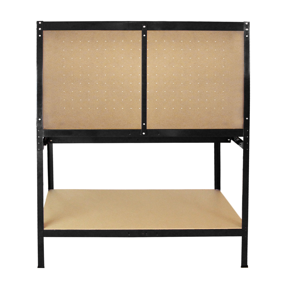 Werkbank met pegboard en lade - Zwart