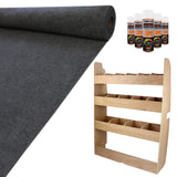 11 vierkante meter antraciet busbekleding, lijm & Ford Transit Custom rek