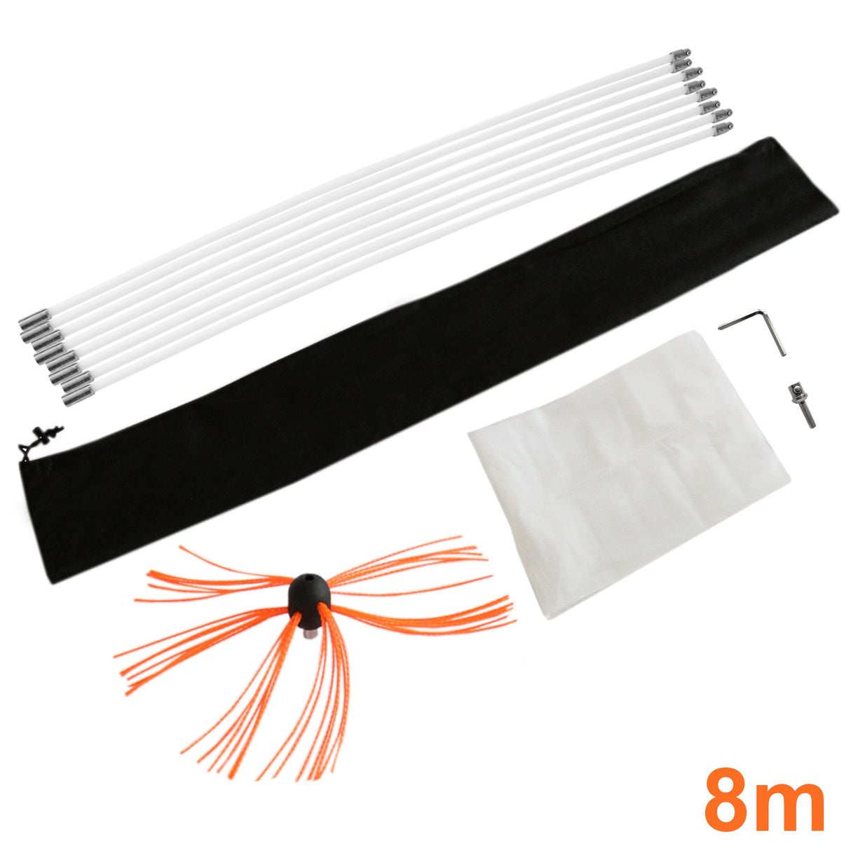 Maxblast elektrische schoorsteen borstel - 8 meter