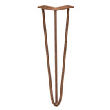 4 x 40.6 cm Hairpin Tafelpoten - Antiek Koper - 3 Ledig - 10 mm