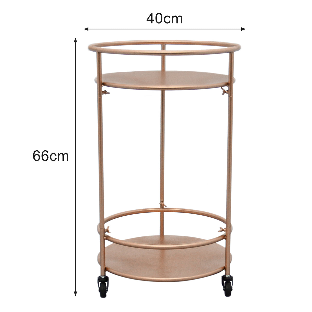 Keuken Bar Trolley - Roségoud - Klein