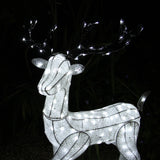 Kerstverlichting LED: 2 x Rendier + Sneeuwpop