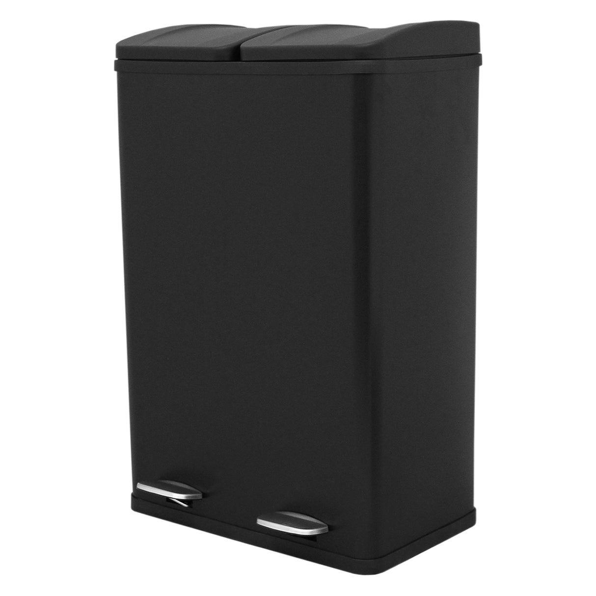 Dubbele Pedaalemmer 60 L - Zwart
