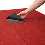 40 x Tapijttegels - Rood en Zand kleur- 50x50cm 10m2