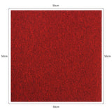 40 x Tapijttegels - Rood en Zand kleur- 50x50cm 10m2