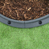 Flexibele Borderrand - Grijs - Set: 26 x 1.2 meter