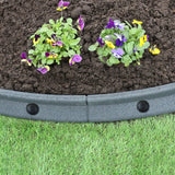 Flexibele Borderrand - Grijs - Set: 22 x 1.2 meter