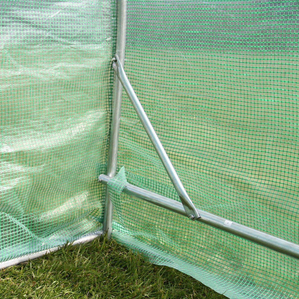 Polytunnel 19mm 4m x 2m met Stellingen