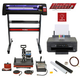 5-in-1, Vinylsnijder met LED, Budgetprinter, CISS, SignCut, Weeding Kit & Hittetape