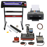 5-in-1, Vinylsnijder met LED, Budgetprinter, CISS, SignCut, Weeding Kit & Hittetape