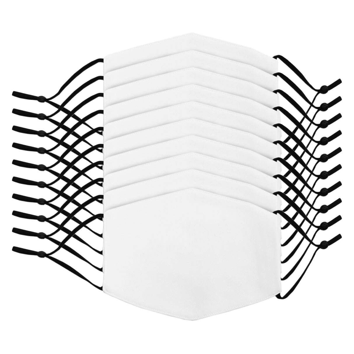 10 Sublimatie Gezichtsmaskers, 5-in-1 Hittepers & Inktank-Printer