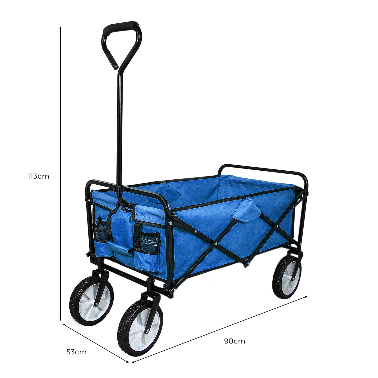 All-terrain festival- en Stranddranktrolley Blauw