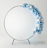 Backdrop Frame Bruiloft Cirkel - 200x56x210 cm - Zilver