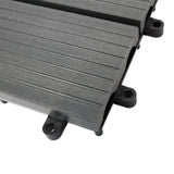 99 x WPC Terrastegels 30x30cm 9 m² - Grijs