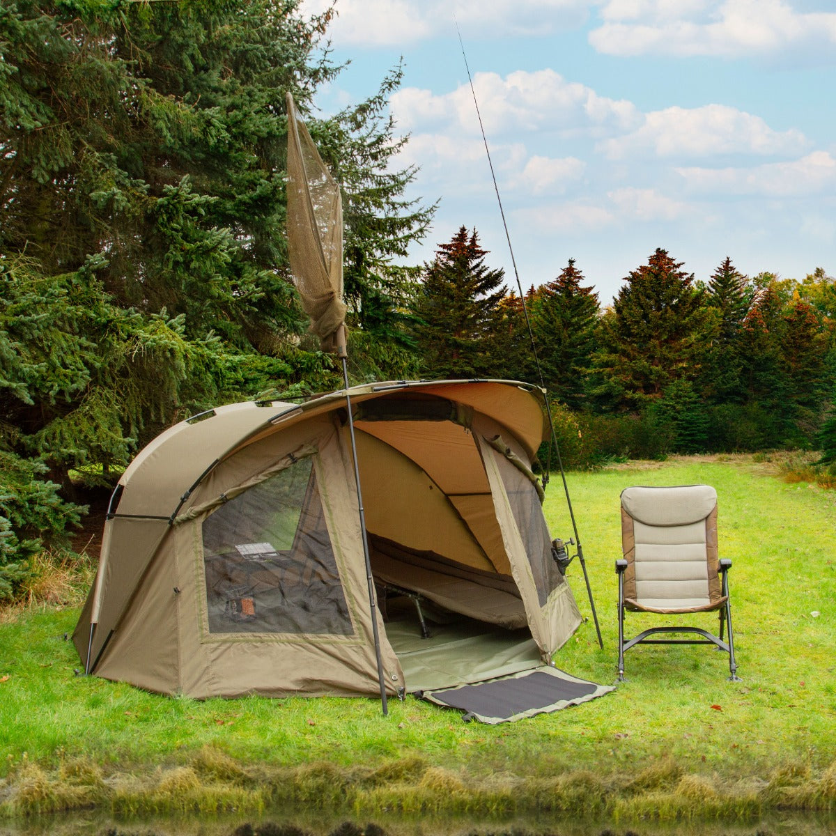 Bivvy Karpertent + Overwrap - 2 Man - 300 x 305 x 150 cm